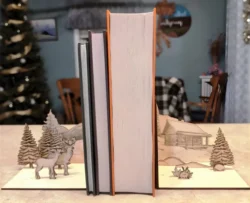 Christmas bookend