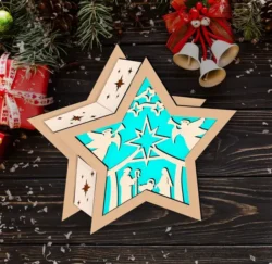 Christmas star lamp