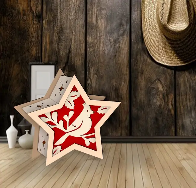 Christmas star lamp