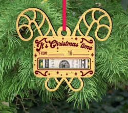 Christmas stick money holder