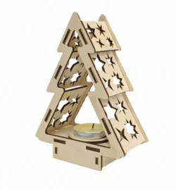 Christmas tree candle holder