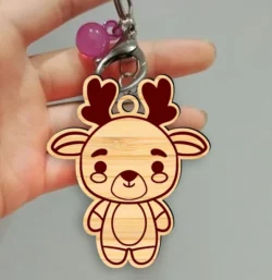 Deer keychain