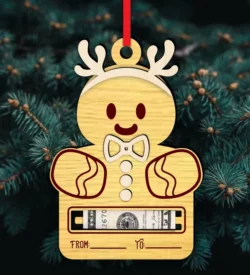 Gingerbread money holder