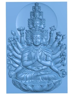 Guanyin bodhisattva with housands of hands