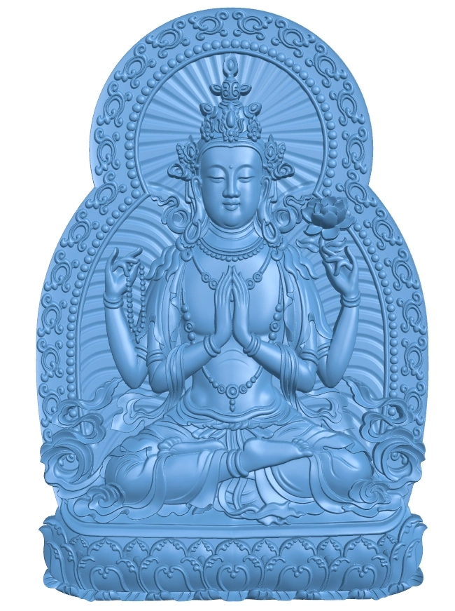 Guanyin bodhisattva with housands of hands