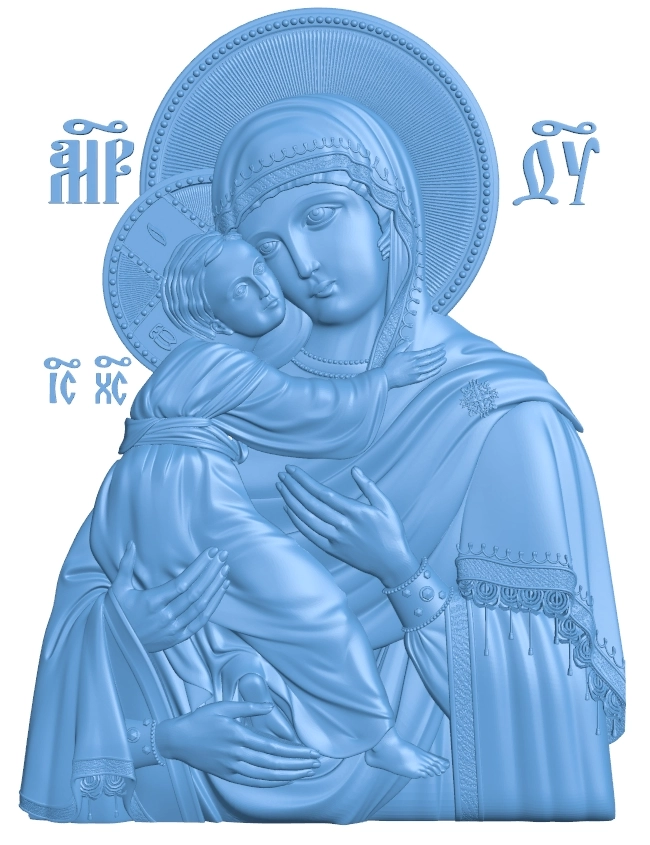 Icon Of The Mother Of God Of Three Hands