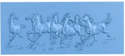 Picture of the eight horses