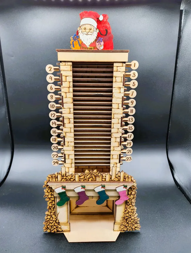 Santa Chimney Advent Calendar