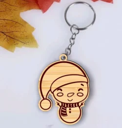 Snowman keychain