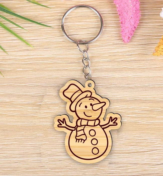 Snowman keychain