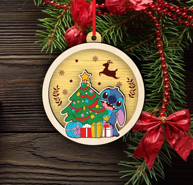 Stitch Christmas ball