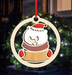 Bear Christmas ornament