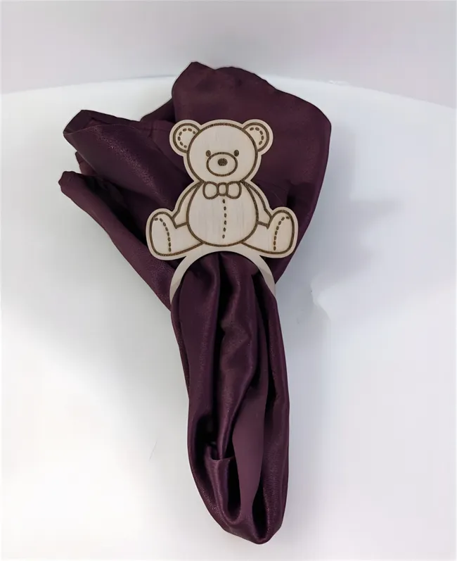 Bear ring napkin holder