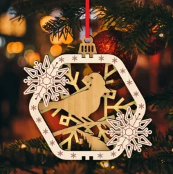 Bird Christmas ornament 