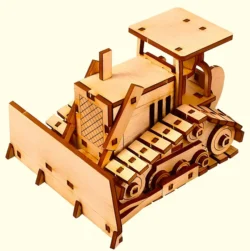 Bulldozer model – 3d puzzle