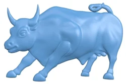 Charging bull