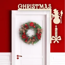 Christmas Door Corner