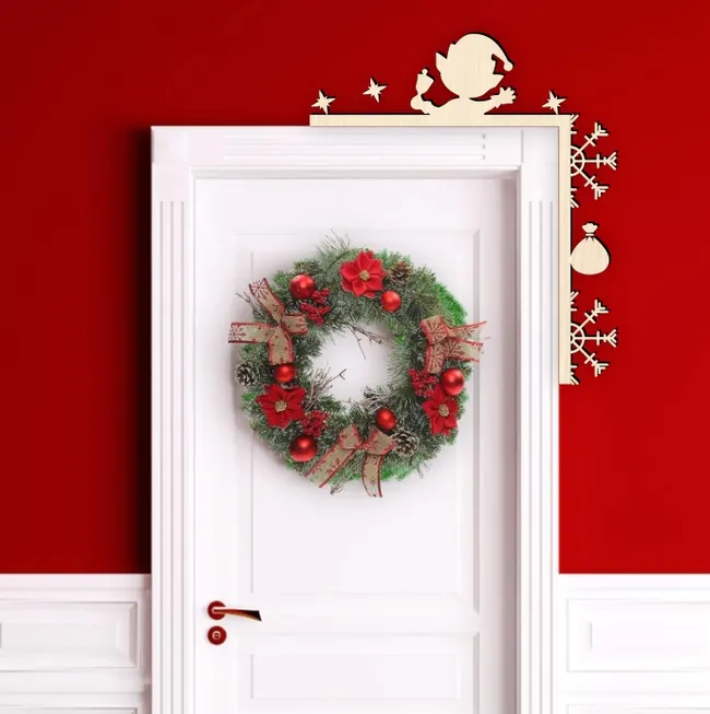 Christmas Door Corner