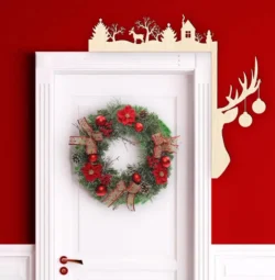 Christmas Door Corner