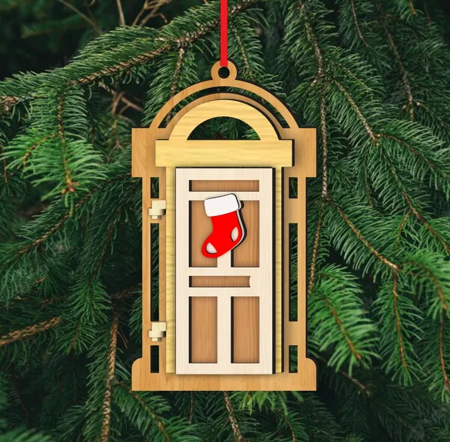 Christmas door ornaments