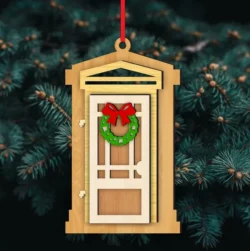 Christmas door ornaments