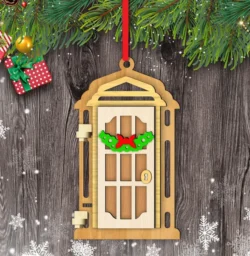 Christmas door ornaments