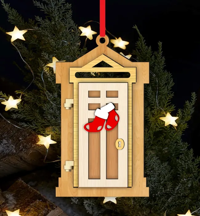 Christmas door ornaments