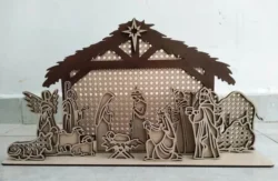 Christmas nativity scene