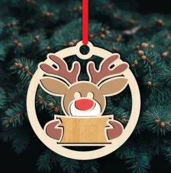 Deer Christmas ornament 