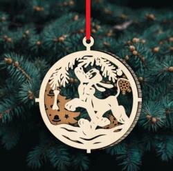 Dog Christmas ornament