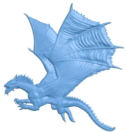 Dragon flying