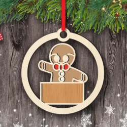 Gingerbread Christmas ornament