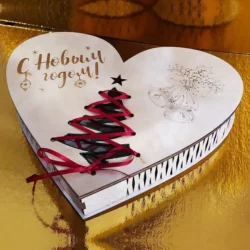 Heart shaped gift box