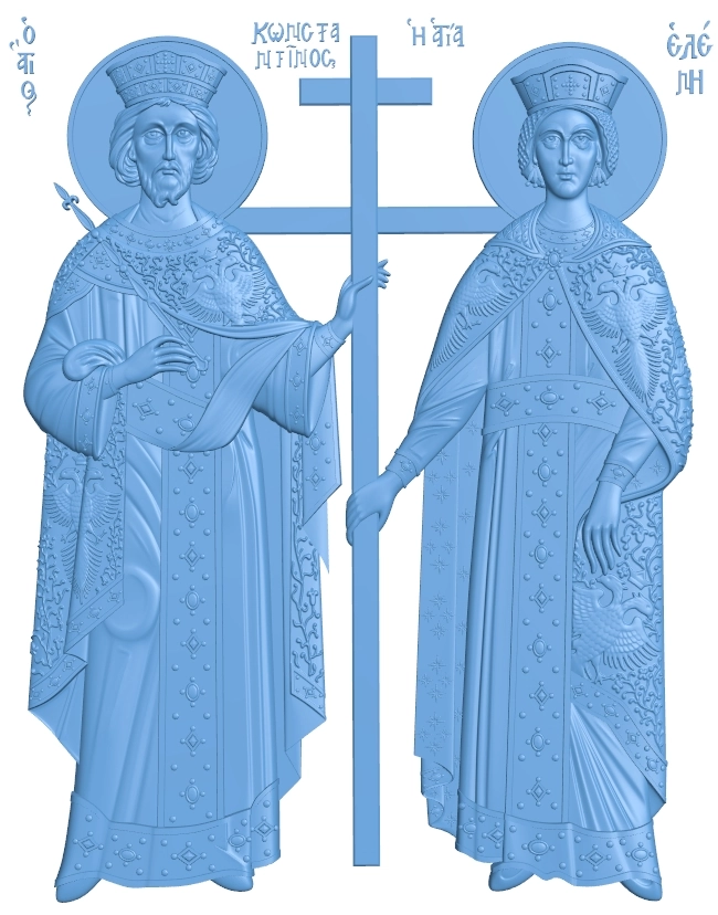 Icon Of St.Constantine And Elena