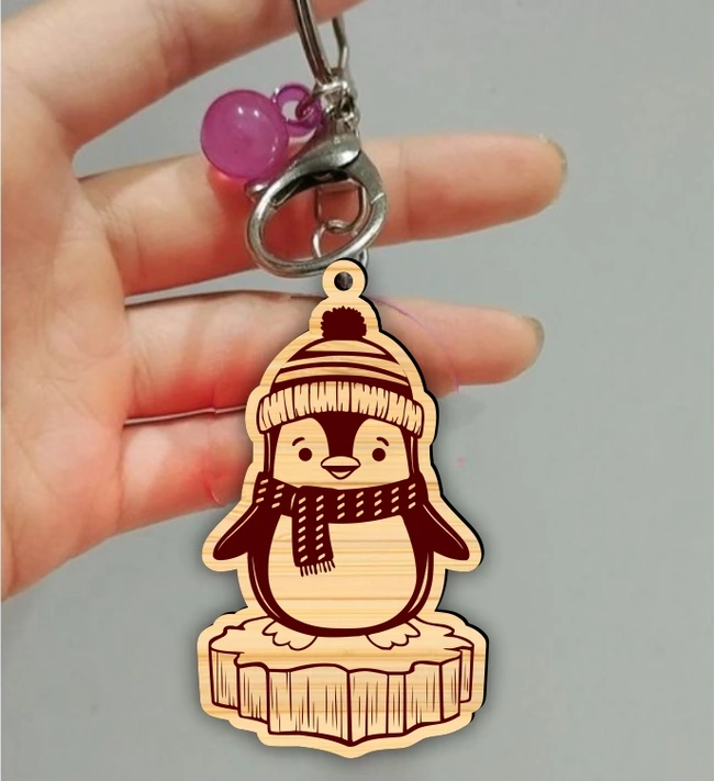 Penguin keychain