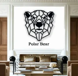 Polygon polar bear