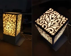 Rectangular patterned lamp