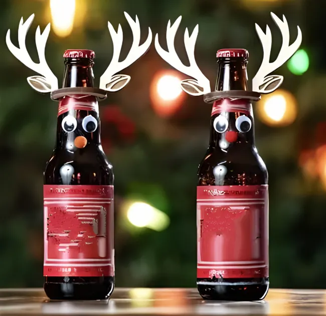 Reindeer bottle