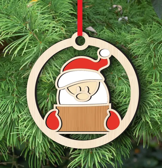 Santa Claus Christmas ornament