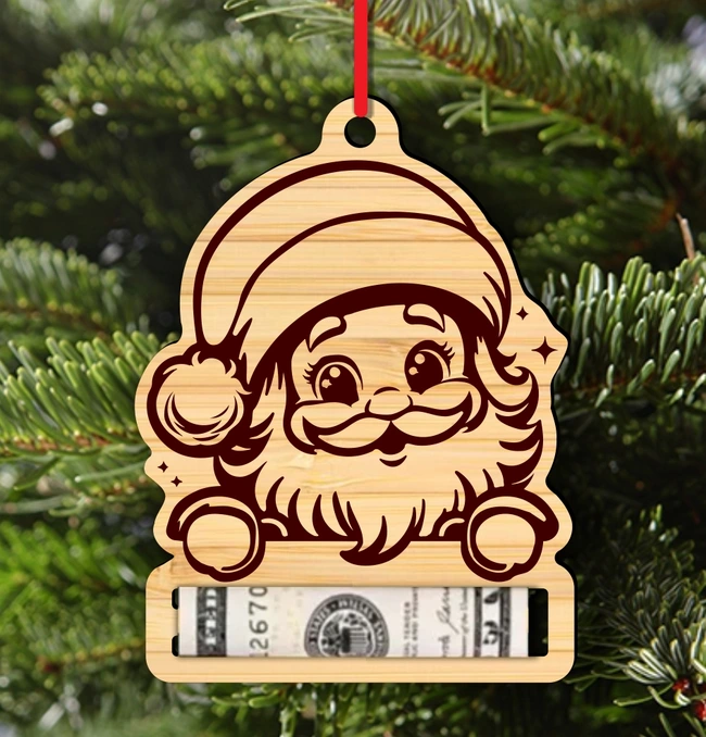 Santa claus money holder