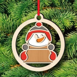 Snowman Christmas ornament