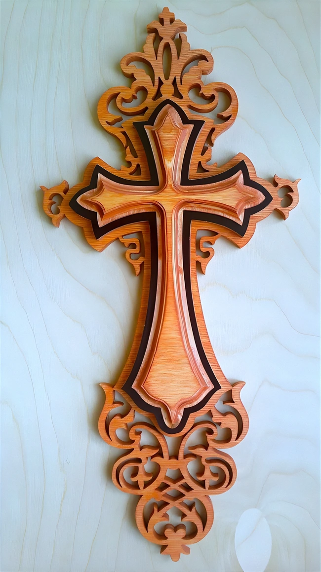 Wall Cross Plywood