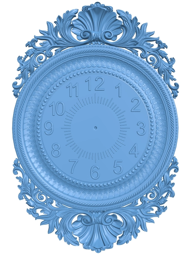 Wall clock pattern