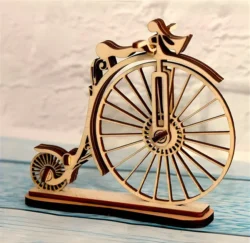 Wooden Ariel Bicycle Model