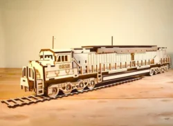 Wooden Train Locomotive