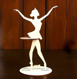 Ballet girl napkin holder