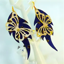 Beautiful butterfly earring jewelry