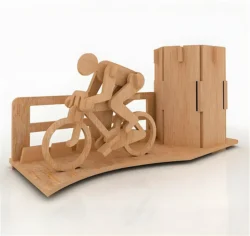 Bicycle marathon pen holder