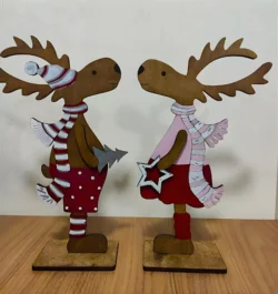 Christmas fawn decoration