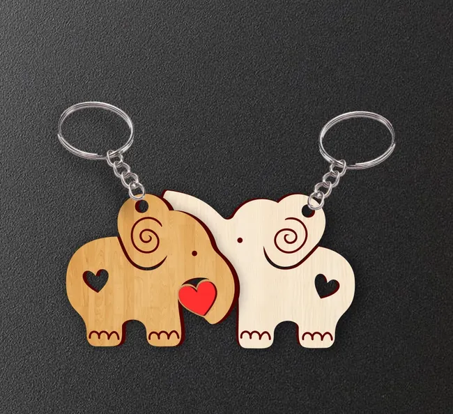 Elephant keychain